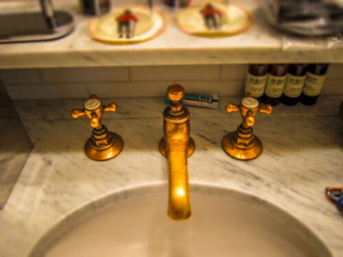 The Bowery Hotel faucets