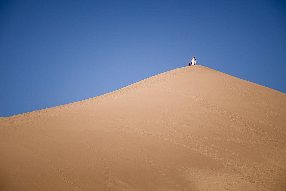 person on dune Great Sand Dunes National Park