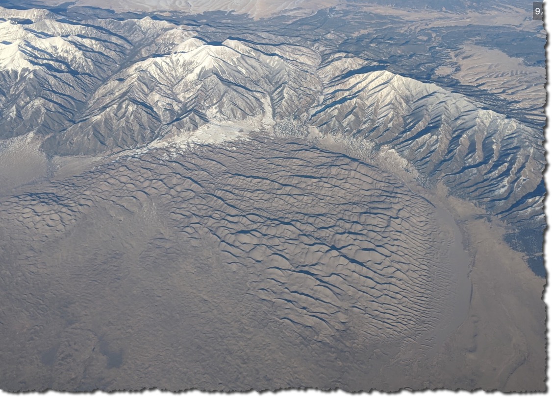 Great Sand Dunes from air