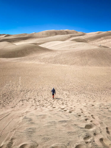 Great Sand Dunes National Park hire on trail