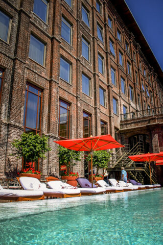 Faena Hotel Buenos Aires pool chairs