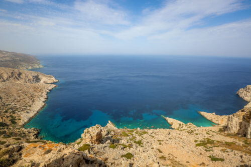 Folegandros view from Anemomilos Boutique Hotel