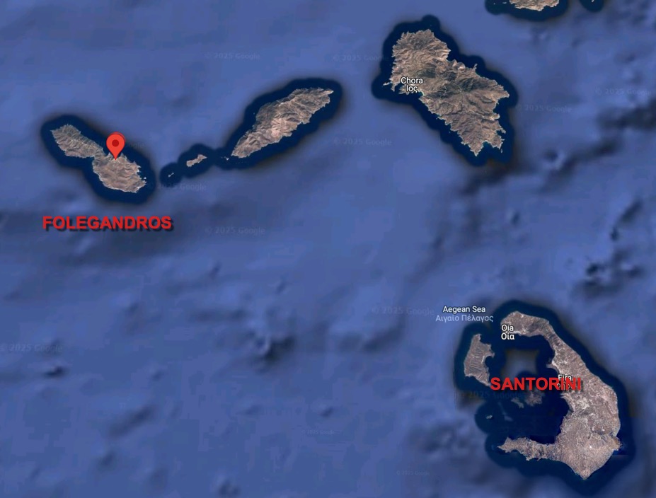 Folegandros location