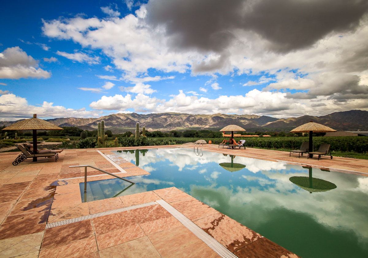 Estancia Colomé pool Salta