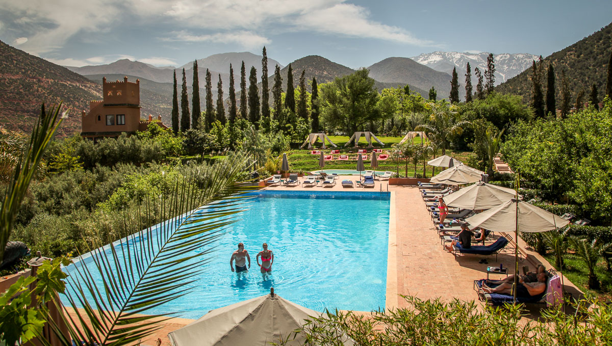 Kasbah Tamadot pool