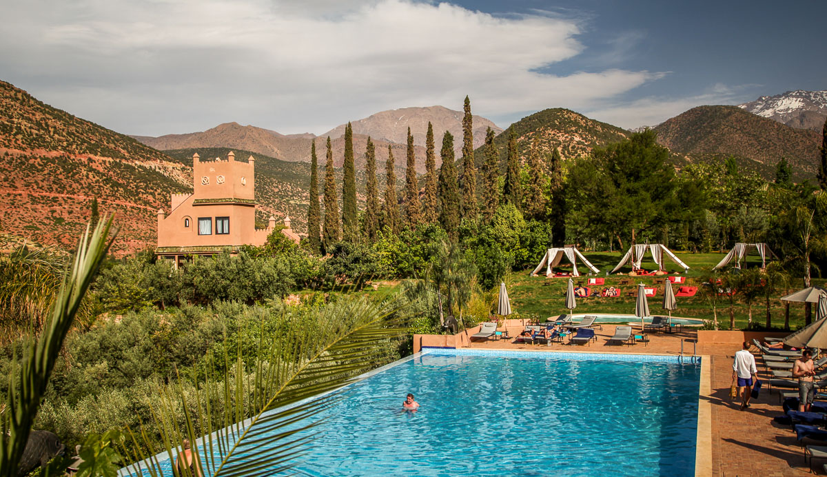 Kasbah Tamadot pool