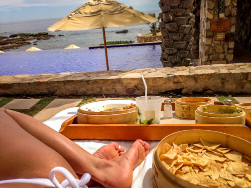 Esperanza hotel pool snacks